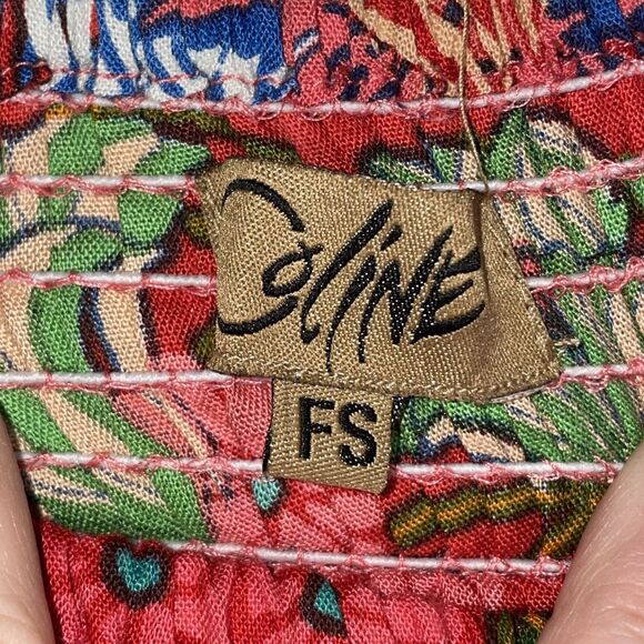 Coline Boho Patchwork Drop Crotch Harem Pants Free Size Colorful Festival 90s Y2 - Picture 5 of 9